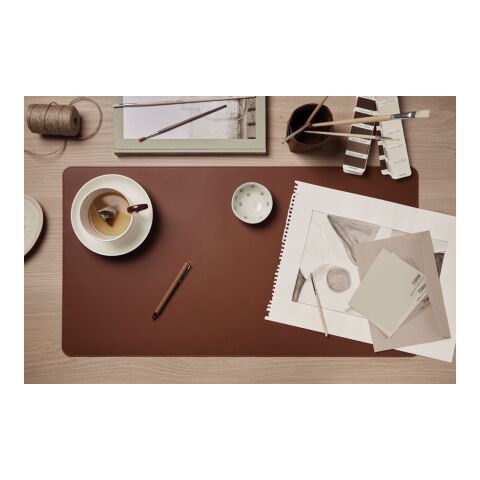 VINGA Tapis de souris en PU et PET recyclé RCS Timo marron | sans marquage | non disponible | non disponible
