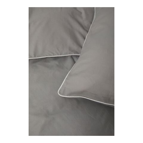 VINGA Marston Set de 4 pièces de lit en coton biologique OCS gris | sans marquage