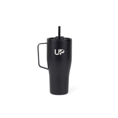 VINGA Bouteille isotherme 800ml en acier RCS Eos Voyager noir-noir | sans marquage | non disponible | non disponible