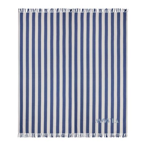 VINGA Serviette hammam XXL Ornos GRS bleu-blanc | sans marquage | non disponible | non disponible | non disponible