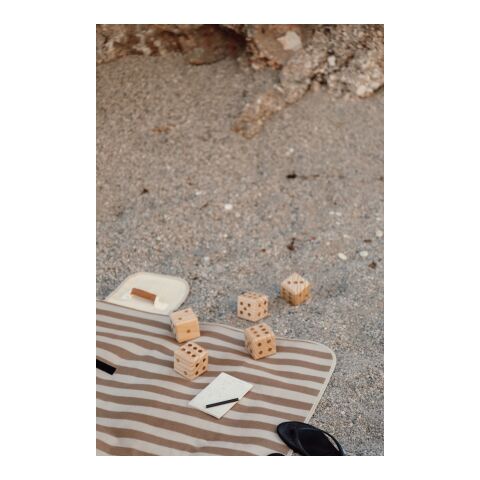 VINGA Jeu de yacht/dés marron | sans marquage | non disponible | non disponible