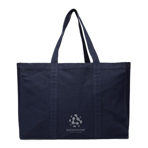 VINGA Grand tote bag en toile recyclée AWARE™ Hilo bleu marine | sans marquage | non disponible | non disponible | non disponible