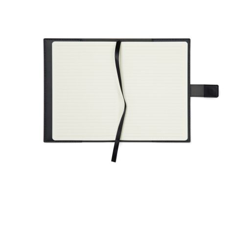 VINGA Carnet A5 en polyester recyclé RCS Timo noir | sans marquage | non disponible | non disponible