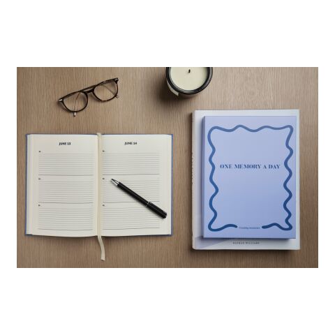 VINGA One memory a day Journal intime en papier recyclé GRS bleu | sans marquage | non disponible | non disponible