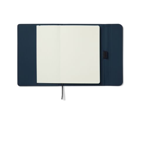 VINGA Carnet A5 en papier et PU certifié GRS Baltimore bleu marine