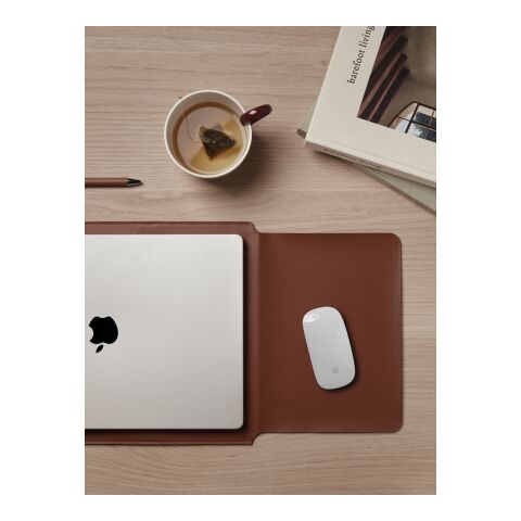 VINGA Housse ordinateur 14" en polyester recyclé RCS Timo marron | sans marquage | non disponible | non disponible