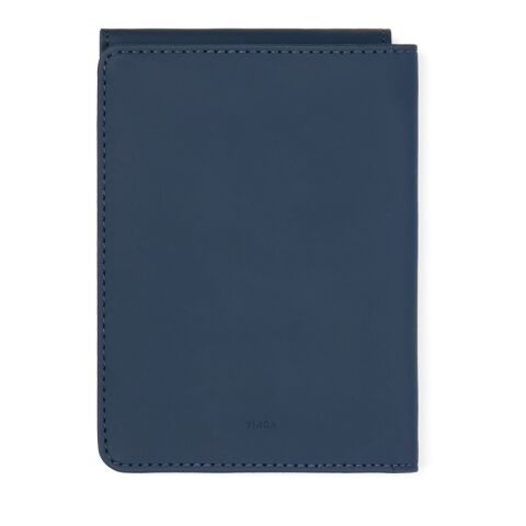 VINGA Baltimore Etui passeport anti-RFID en PU recyclé RCS bleu marine | sans marquage | non disponible | non disponible