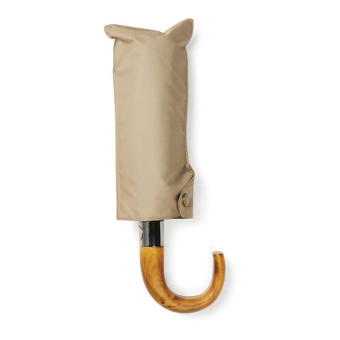 VINGA Parapluie 21&quot; automatique en rPET 190T AWARE™ marron | sans marquage | non disponible | non disponible