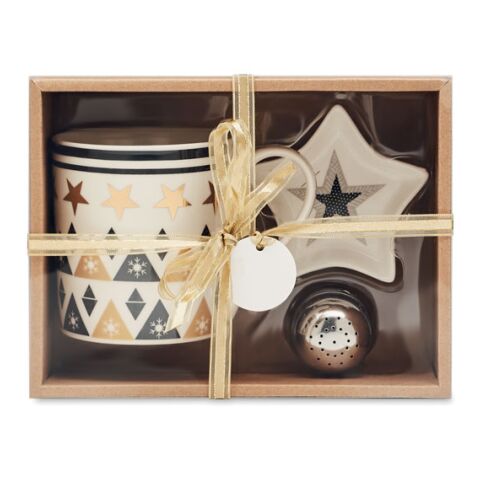 Tasse, soucoupe et infuseur multicolore | sans marquage | non disponible | non disponible | non disponible