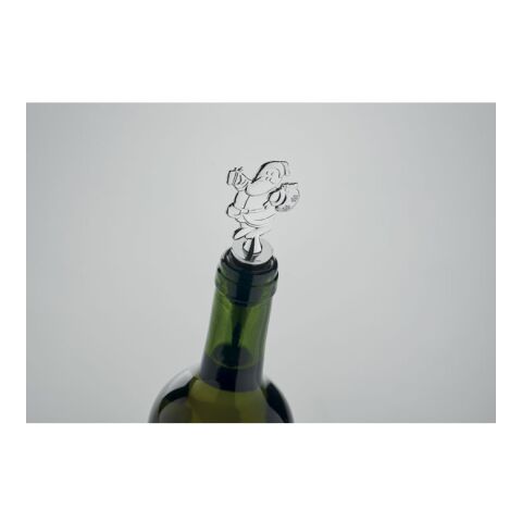 Bouchon motif Noël argent mate | sans marquage | non disponible | non disponible