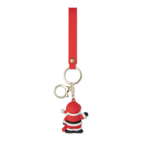 Porte-clés charm Père Noël rouge