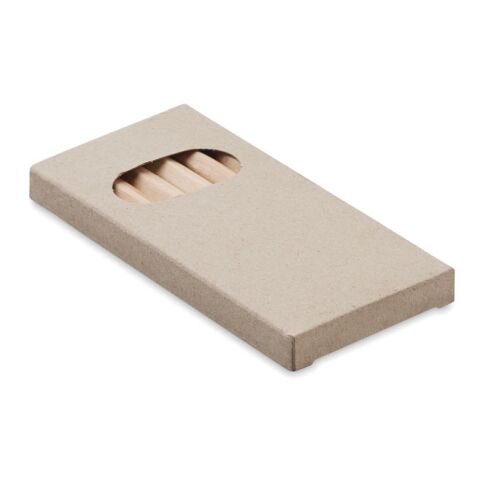 6 Crayons de couleur-étui en carton multicolore | sans marquage | non disponible | non disponible | non disponible