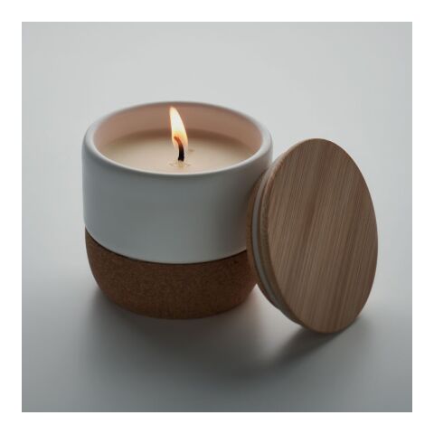 Bougie en cire végétale 80 gr blanc | sans marquage | non disponible | non disponible