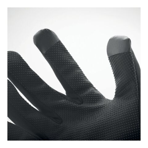 Gants de sport tactiles noir | sans marquage | non disponible | non disponible | non disponible