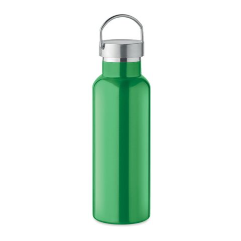 Bouteille isolant double paroi 500 ml avec poignée vert | sans marquage | non disponible | non disponible | non disponible