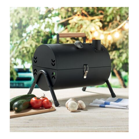 Barbecue portable avec cheminée noir | sans marquage | non disponible | non disponible