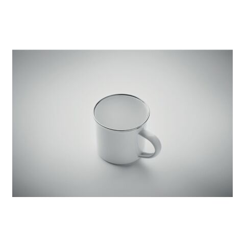 Mug en émail pour sublimation blanc | sans marquage | non disponible | non disponible | non disponible