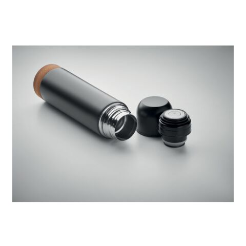 Bouteille double paroi 500ml noir | sans marquage | non disponible | non disponible | non disponible