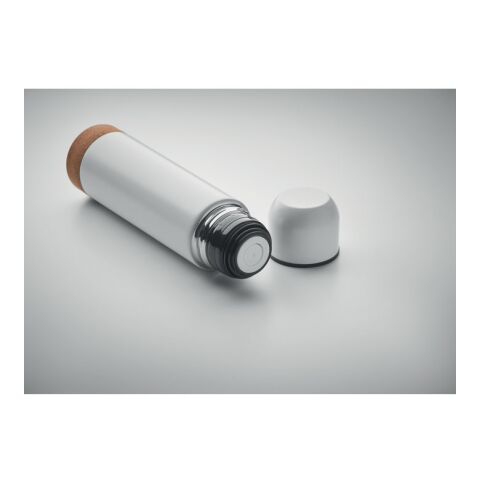 Bouteille double paroi 500ml blanc | sans marquage | non disponible | non disponible | non disponible