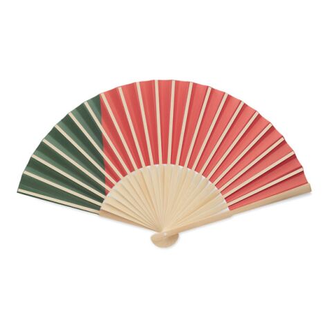 Eventail à motif de drapeau multicolore | sans marquage | non disponible | non disponible