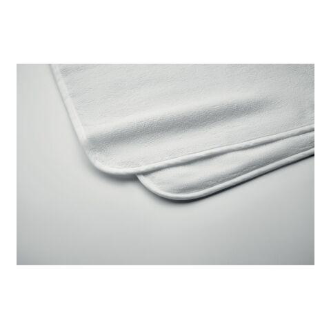 Cape de bain en coton blanc | sans marquage | non disponible | non disponible | non disponible