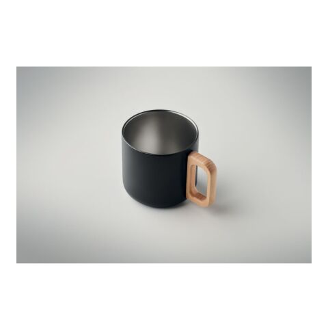 Mug double paroi 350 ml noir | sans marquage | non disponible | non disponible | non disponible