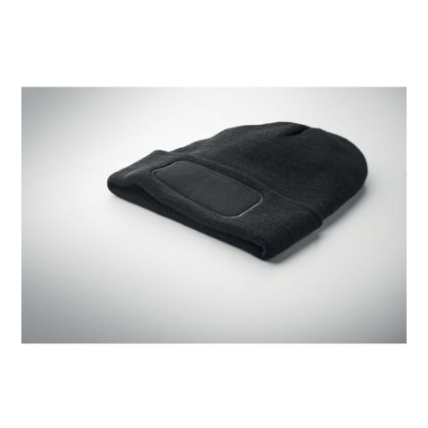 Bonnet unisexe RPET polyester noir | sans marquage | non disponible | non disponible | non disponible