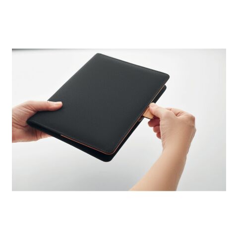 Conférencier A5 en RPET noir | sans marquage | non disponible | non disponible | non disponible