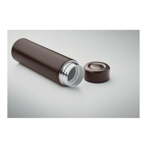 Bouteille à double paroi 420 ml Chocolat | sans marquage | non disponible | non disponible | non disponible