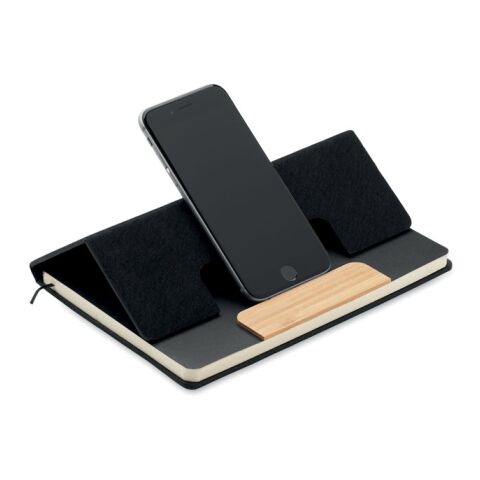 Carnet A5 RPET et stylo noir | sans marquage | non disponible | non disponible | non disponible