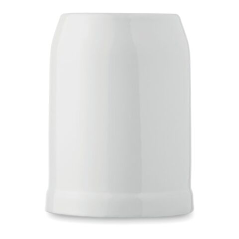 Chope de bière 500 ml blanc | sans marquage | non disponible | non disponible