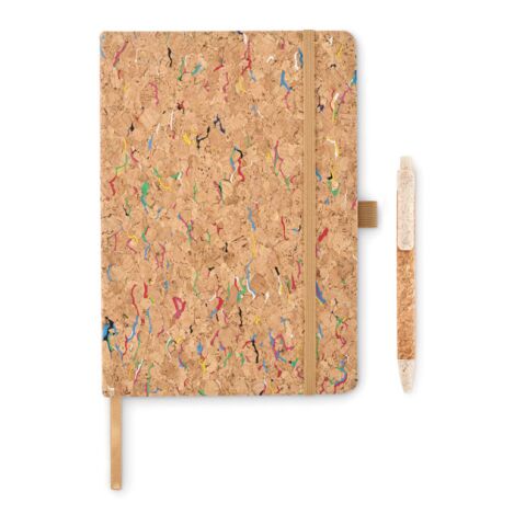 Cahier A5 en liège de couleur beige | sans marquage | non disponible | non disponible | non disponible