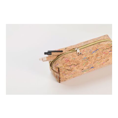 Trousse à crayons en liège beige | sans marquage | non disponible | non disponible | non disponible