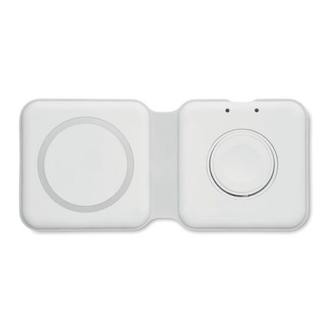 Chargeur pliable 2 en 1 15W blanc | sans marquage | non disponible | non disponible | non disponible