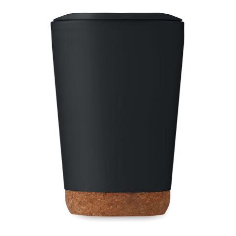 Gobelet double paroi 300 ml noir | sans marquage | non disponible | non disponible