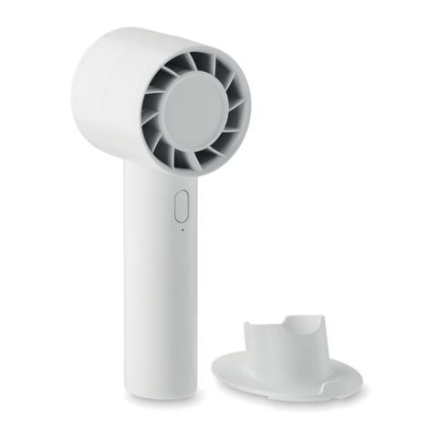 Ventilateur portable 2000 mAh blanc | sans marquage | non disponible | non disponible | non disponible