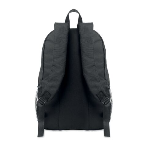 Sac à dos polyester 600D RPET noir | sans marquage | non disponible | non disponible | non disponible