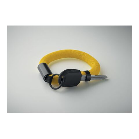 Bracelet porte-clést flottant jaune | sans marquage | non disponible | non disponible