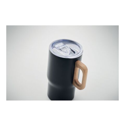 Gobelet double paroi 350ml noir | sans marquage | non disponible | non disponible | non disponible