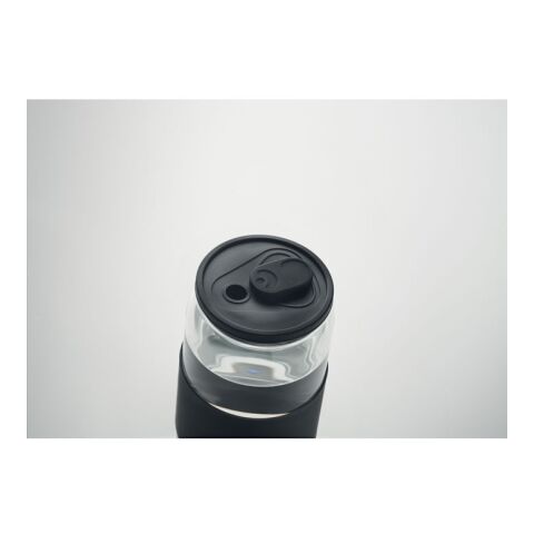 Gobelet en verre 550ml noir | sans marquage | non disponible | non disponible