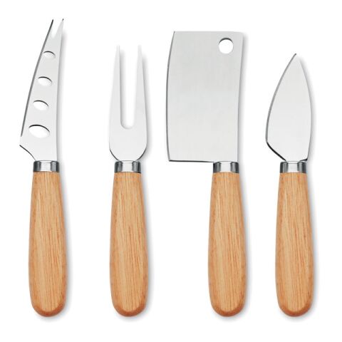 Set de 4 couteaux à fromage bois | sans marquage | non disponible | non disponible