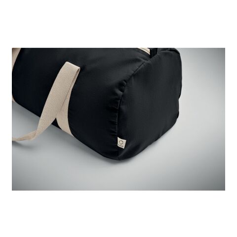 Sac de sport coton recyclé noir | sans marquage | non disponible | non disponible | non disponible