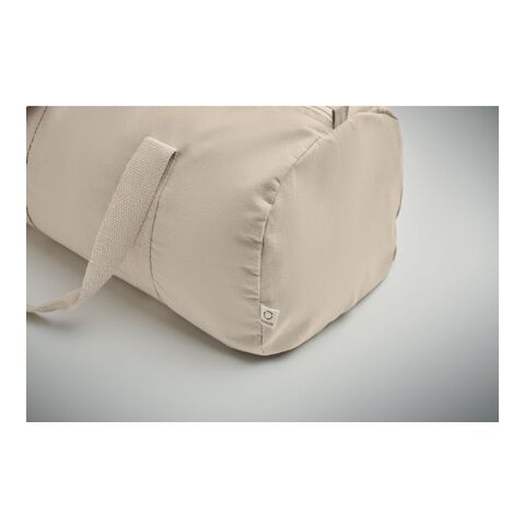Sac de sport coton recyclé beige | sans marquage | non disponible | non disponible | non disponible