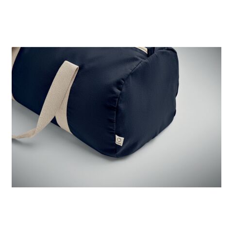Sac de sport coton recyclé Marine foncé