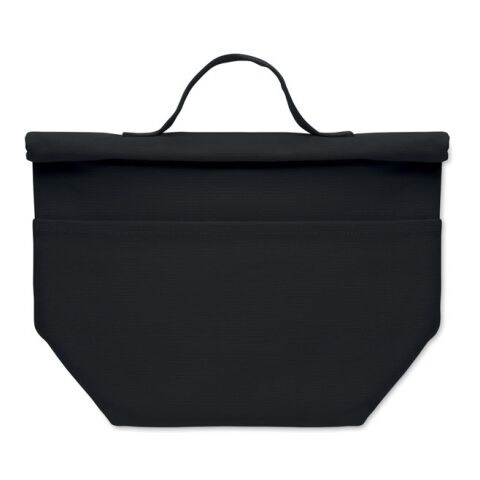 Sac isotherme en coton recyclé noir | sans marquage | non disponible | non disponible | non disponible