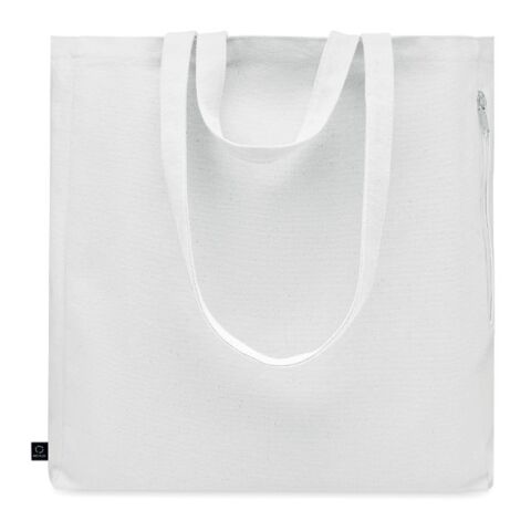 Sac shopping en coton recyclé blanc | sans marquage | non disponible | non disponible | non disponible