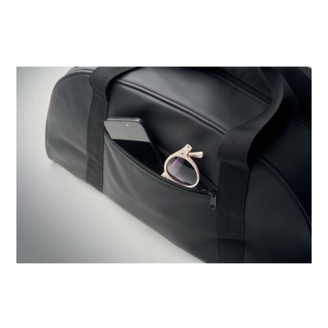 Sac de sport en PU souple noir | sans marquage | non disponible | non disponible