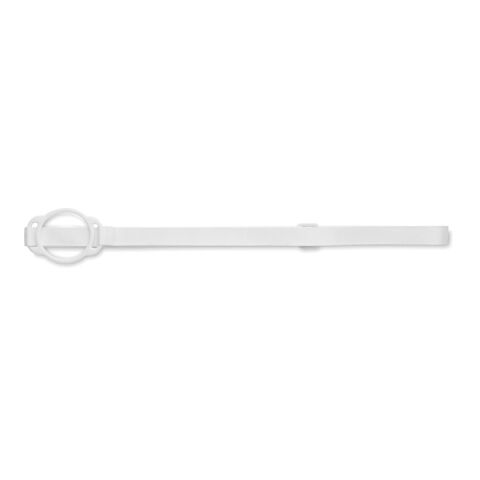 Lanyard porte-gobelet 6cm blanc