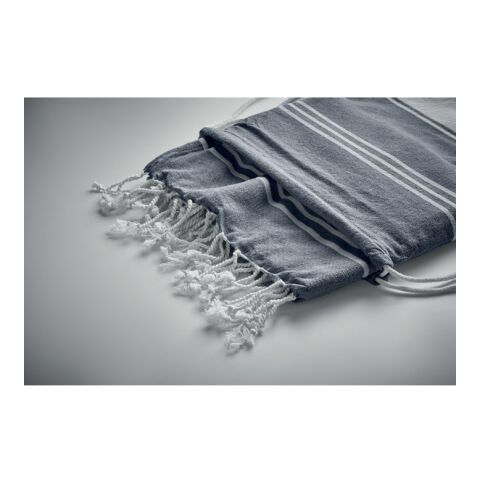 Fouta et sac assorti bleu | sans marquage | non disponible | non disponible | non disponible