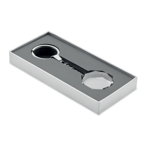 Porte-clés rond en verre transparent | sans marquage | non disponible | non disponible | non disponible